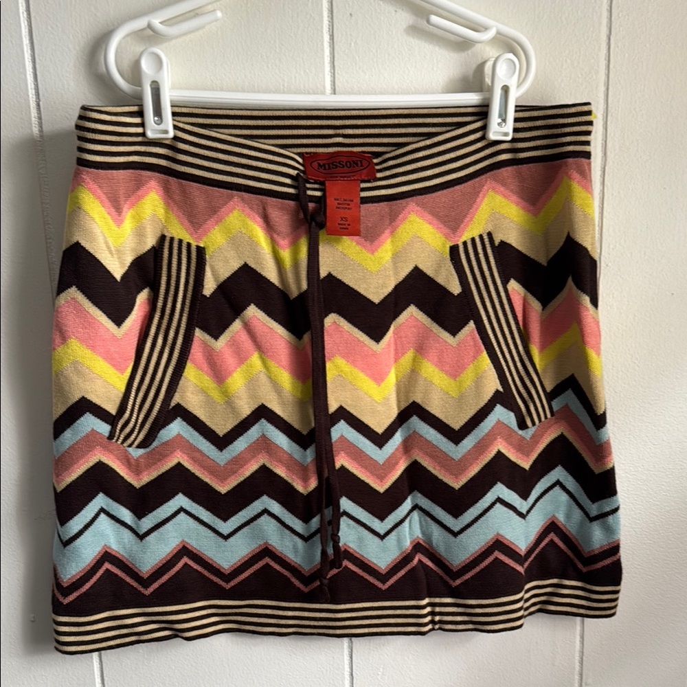 Missoni for Target Chevron Print Sweater Mini Skirt